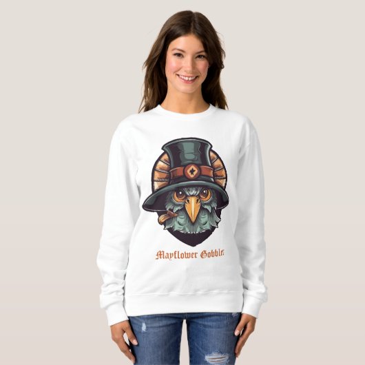 Sweatshirt Mayflower Gobbler (Devant entier)