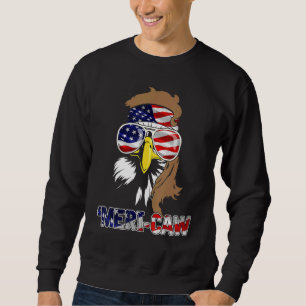Sweatshirt Mb35 Mullet Eagle Meri-Caw 4 juillet Indépendance