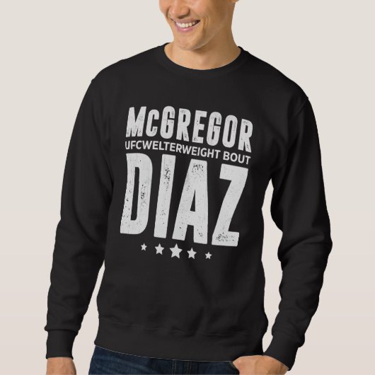 Sweatshirt Mc Gregor Vs Diaz Match De Tous Les Matchs Mixed m (Devant)