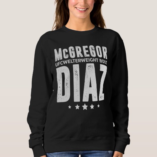 Sweatshirt Mc Gregor Vs Diaz Match De Tous Les Matchs Mixed m (Devant)