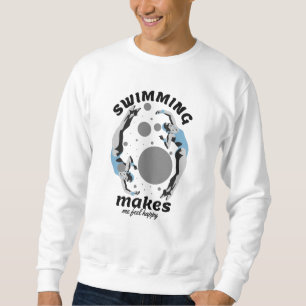 Sweatshirt Me Baigner Me Rend Heureux - Amateur D'Eau