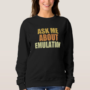 Sweatshirt Me Demander À Propos Emulation Retro Jeu Arcade Pi