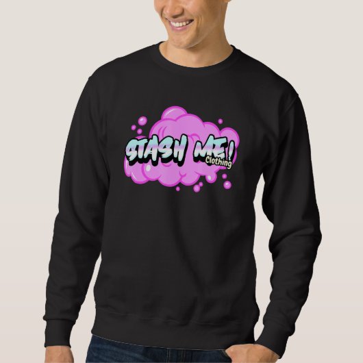 Sweatshirt Me Stash Boule Gomme Manche Courte (Devant)