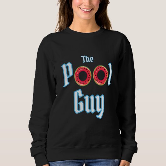 Sweatshirt Mec de la piscine (Devant)
