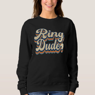 Sweatshirt Mec du Cercle Rétro Enterrement de Vie de Jeune F
