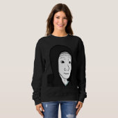 Sweatshirt Mec Wojak Mème Doomer 1 (Devant entier)