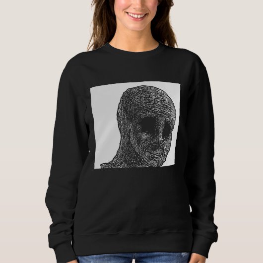 Sweatshirt Mec Wojak Mème Doomer 1 (Devant)