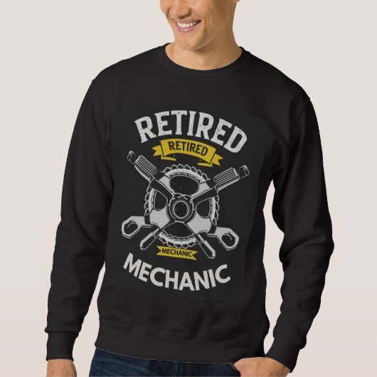 Sweatshirt Mécanique à la retraite (Devant)