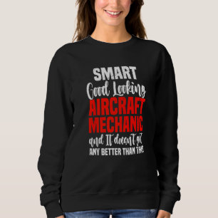 Sweatshirt Mécanique de l'aviation d'un bon air