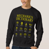 Sweatshirt Mécanique de réparation automobile Diesel Engineer (Devant)