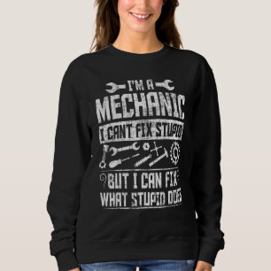 Sweatshirt Mécanique Drôle Pour Hommes Papa Voiture Auto Méca