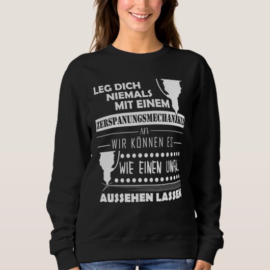 Sweatshirt Mécanique d'usinage (Devant)