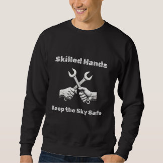 Sweatshirt Mécanique et ingénieur d'aéronefs - Aviation