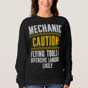 Sweatshirt Mécanique Pour Hommes Drag Racing Garage Guy Entho