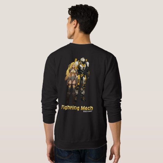 Sweatshirt Mech de combat (unité Gold) (Dos entier)
