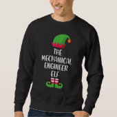 Sweatshirt Mechanical Engineer Elf Family Matching Group Chri (Devant)