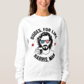 Sweatshirt Mecs Pour Comme Harris Man White Dudes Pour Harris (Devant)