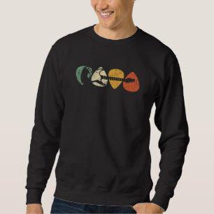 Sweatshirt Médaille de basse vintage Joueur de guitare Bassis