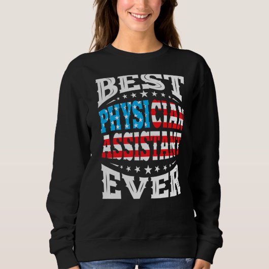 Sweatshirt Médecin Assistant 4e 4 Juillet Amérique (Devant)