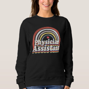 Sweatshirt Médecin Assistant Futur PA Appréciation arc-en-cie