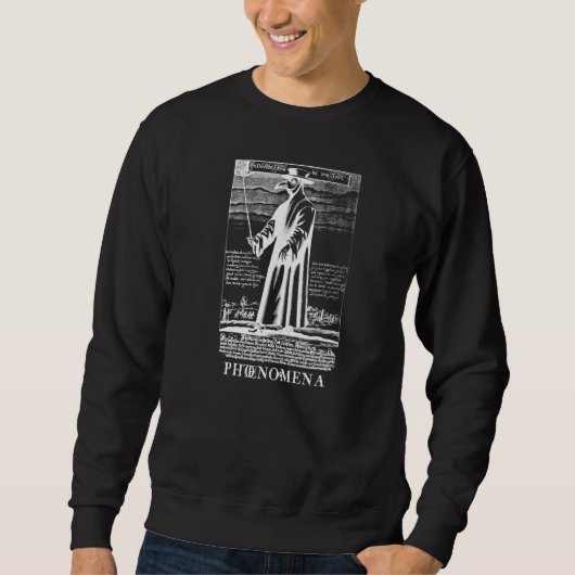 Sweatshirt Médecin de la peste médiévale Médecine gothique eu (Devant)