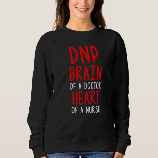 Sweatshirt Médecin Dnp De Pratique En Infirmière Rn Infirmièr (Devant)