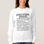 Sweatshirt Médecine du sport (Devant)