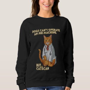 Sweatshirt Médecine - Médecin Chat Médicale, Chat Amusant