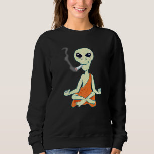 Sweatshirt Médiation Alien Amour Universel Et Unité