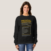 Sweatshirt Médicale Assistant Nutrition Fc (Devant entier)