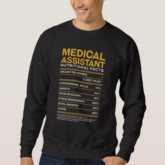 Sweatshirt Médicale Assistant Nutrition Fc (Devant)