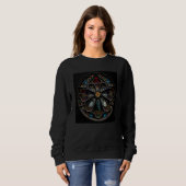 Sweatshirt Medieval Gothic Cathedral Window (Devant entier)