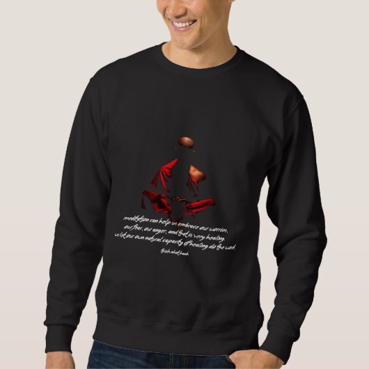 Sweatshirt Méditation essentielle (Devant)