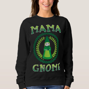 Sweatshirt Méditation Gnome Jardin Mama Gnome Love Tee