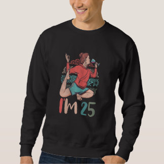 Sweatshirt Méditation Mandala Rétro pour femmes Âge de 25 ans