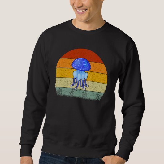 Sweatshirt Méduse Style Rétro Vintage (Devant)