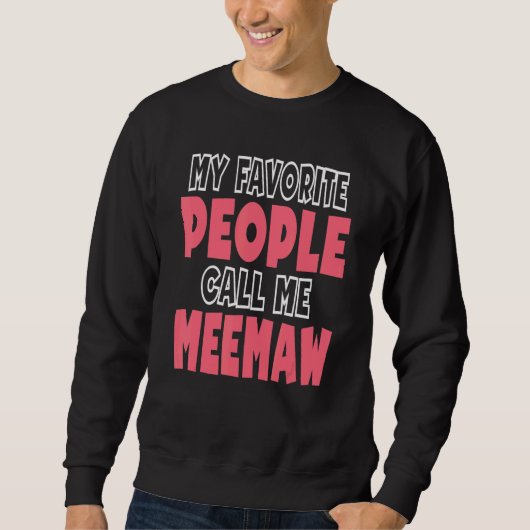Sweatshirt Meemaw (Devant)