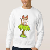Sweatshirt Meerkat avec arbre (Devant)