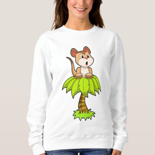 Sweatshirt Meerkat avec arbre (Devant)