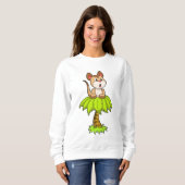 Sweatshirt Meerkat avec arbre (Devant entier)