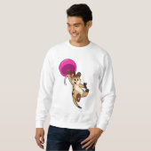 Sweatshirt Meerkat avec ballon (Devant entier)