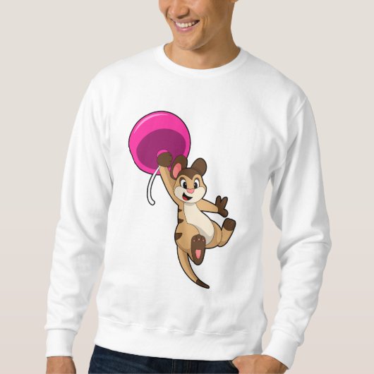 Sweatshirt Meerkat avec ballon (Devant)
