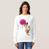 Sweatshirt Meerkat avec ballon (Devant entier)