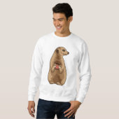 Sweatshirt Meerkat avec Muffin (Devant entier)