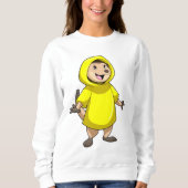 Sweatshirt Meerkat avec Raincoat (Devant)