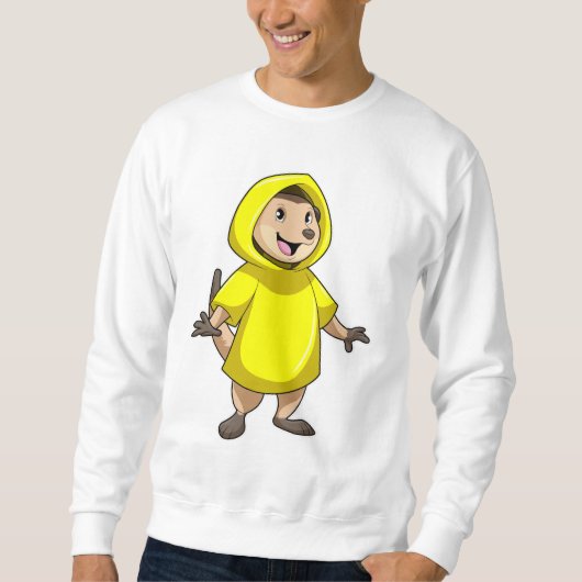 Sweatshirt Meerkat avec Raincoat (Devant)
