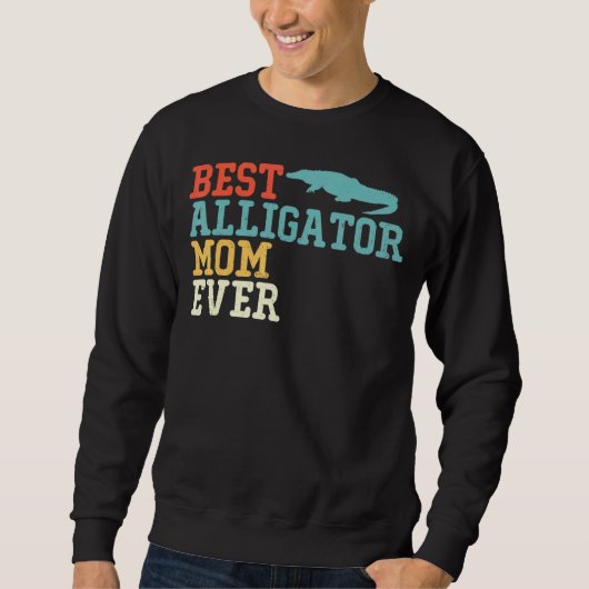 Sweatshirt Meilleur alligator Mère Ever Vintage (Devant)
