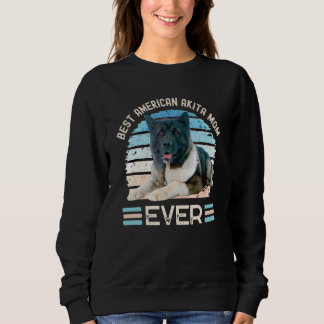Sweatshirt Meilleur Américain Akita Maman Ever Chien Fête des