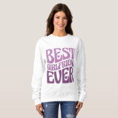 Sweatshirt Meilleur Ami Jamais - Anniversaire Petite Ami Cade (Devant entier)
