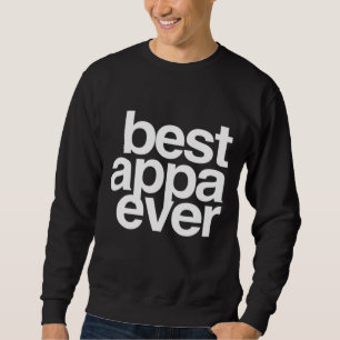 Sweatshirt Meilleur Appa Jamais, Fête des pères Coréenne, Pap